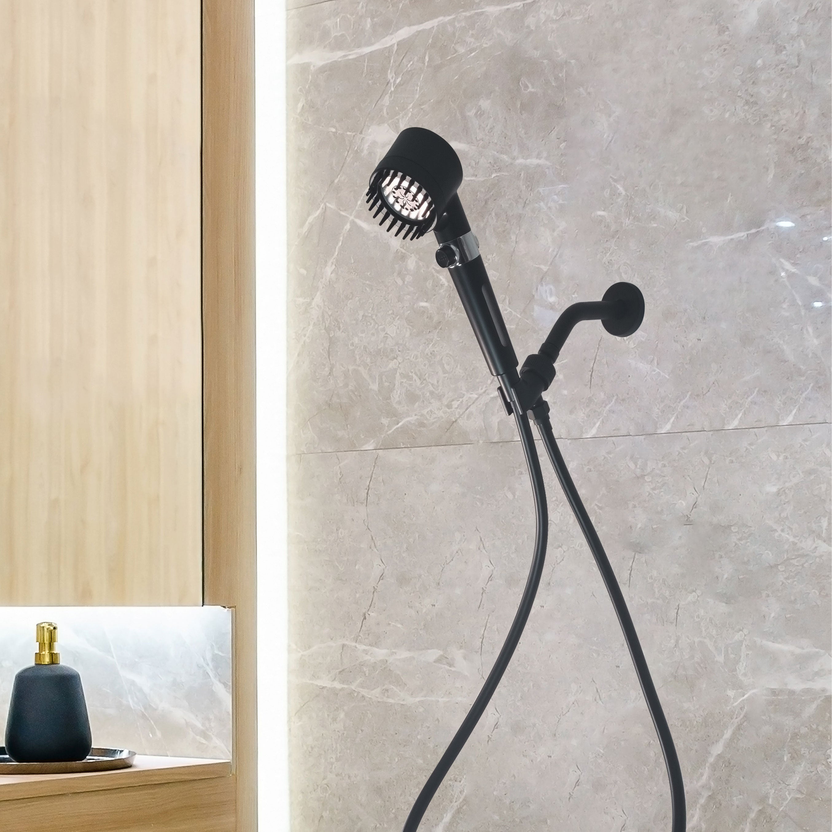 Cabeça de chuveiro filtrado de massagem minetalstream