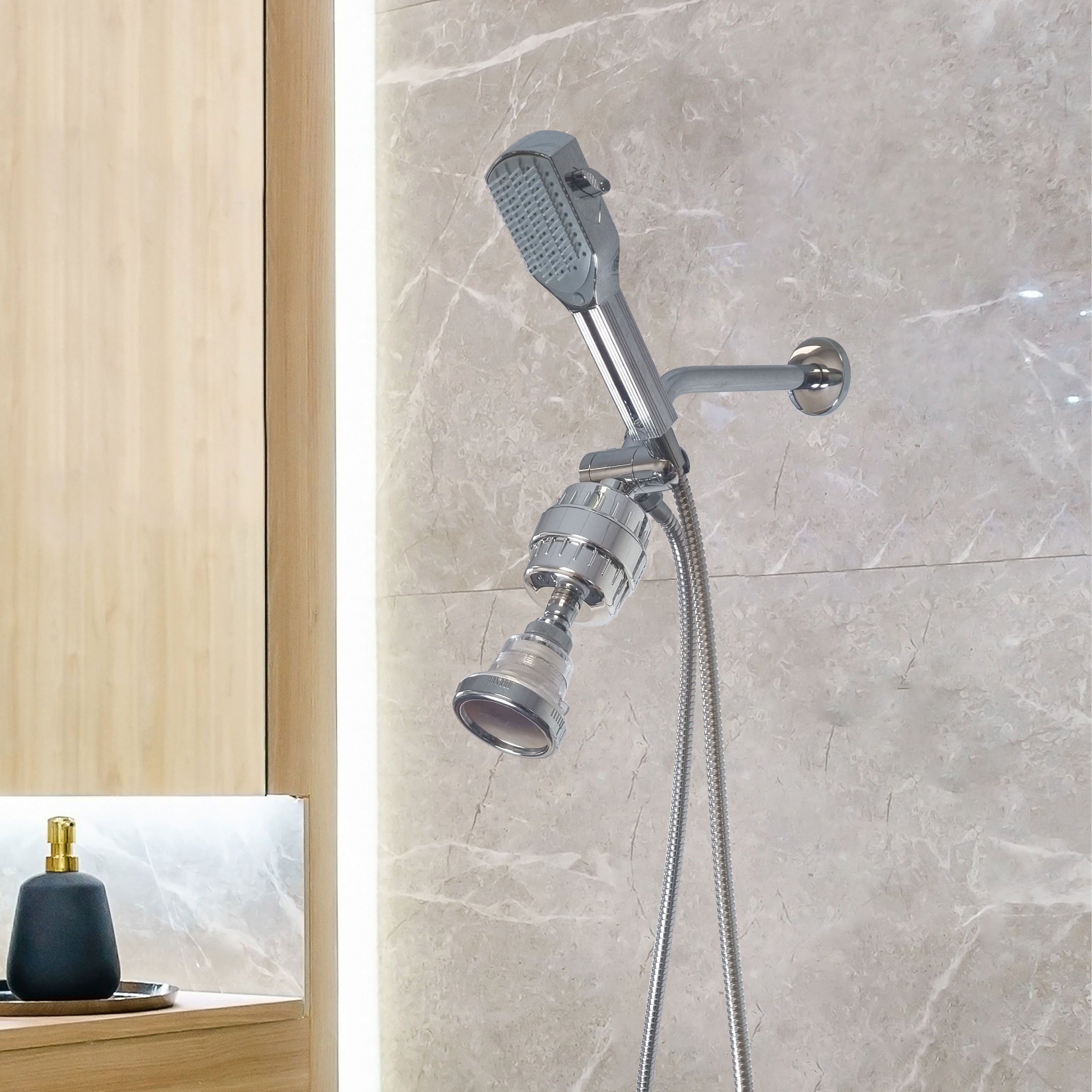 MineralStream Detangler pente de chuveiro