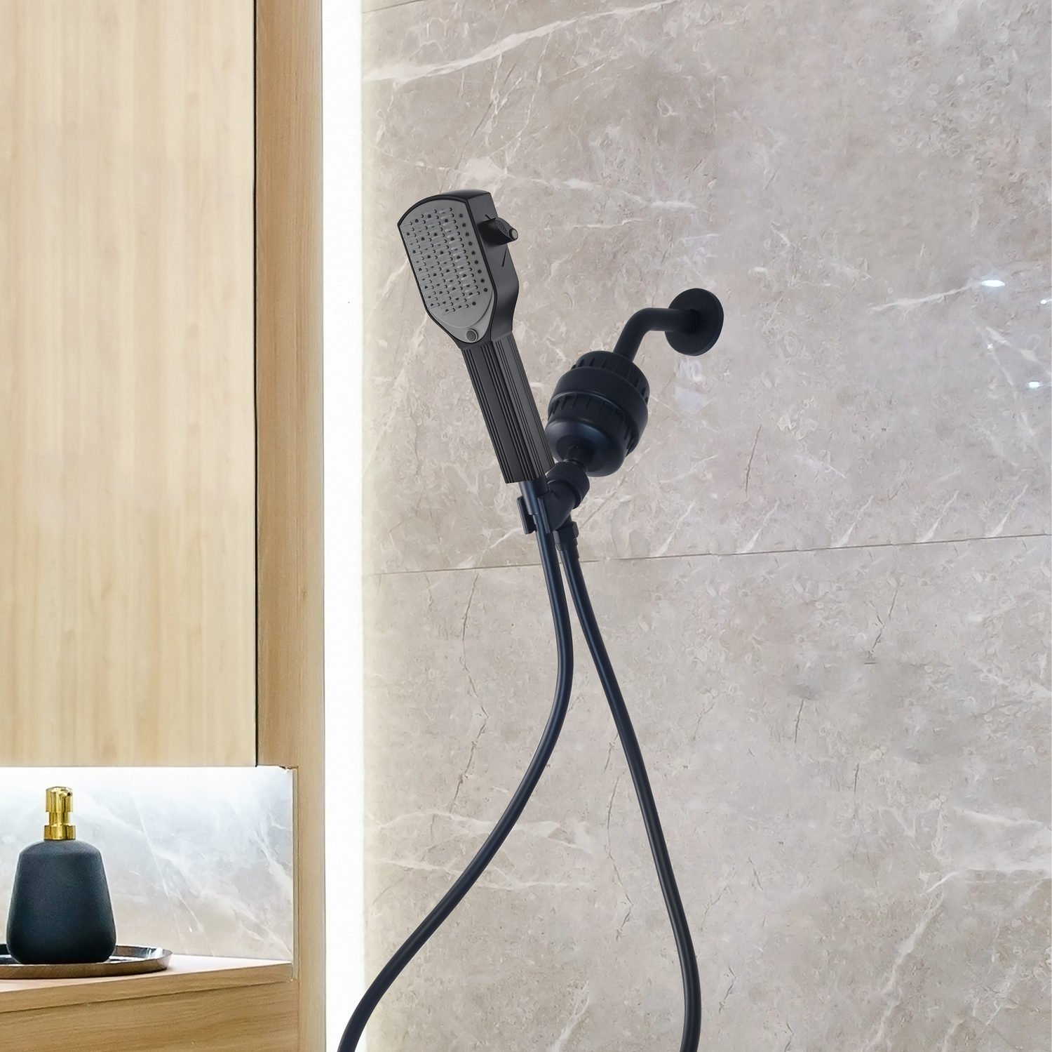 MineralStream Detangler pente de chuveiro