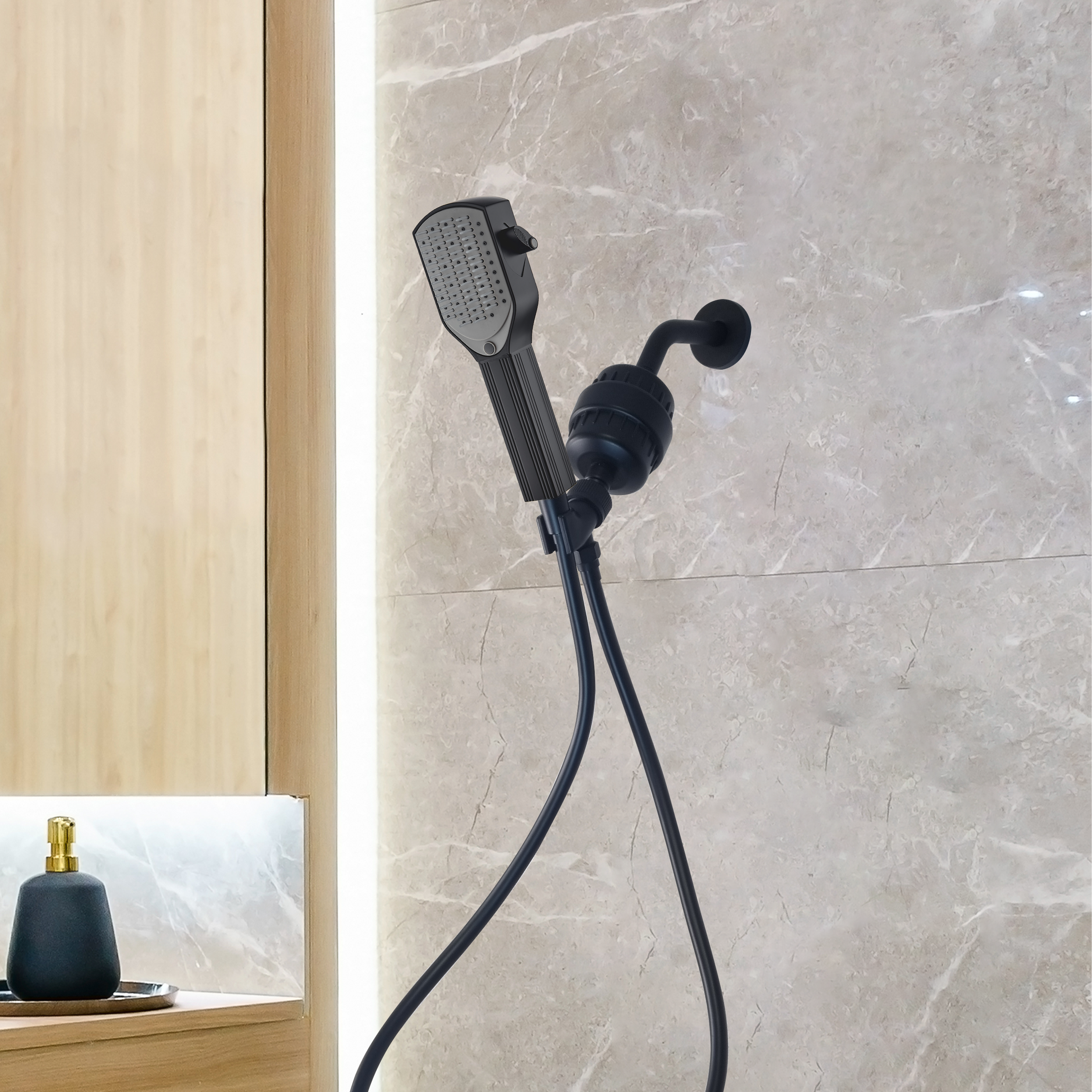 MineralStream Detangler pente de chuveiro