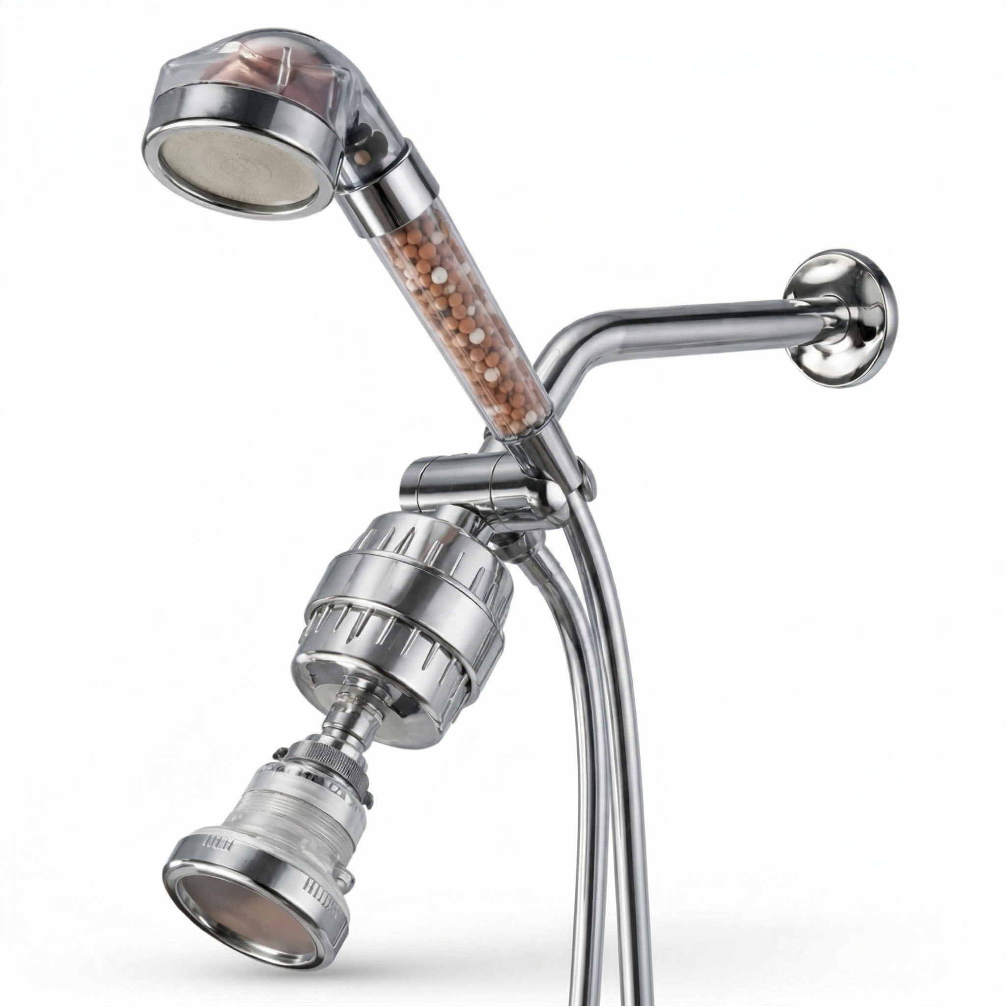 Sistema de Chuveiro Iónico LED Dual