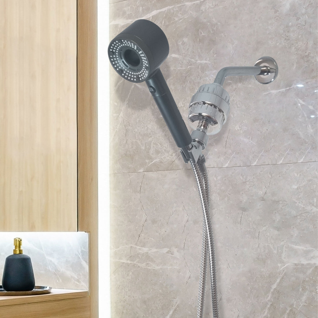 Hey Kit de chuveiro completo filtrado puro