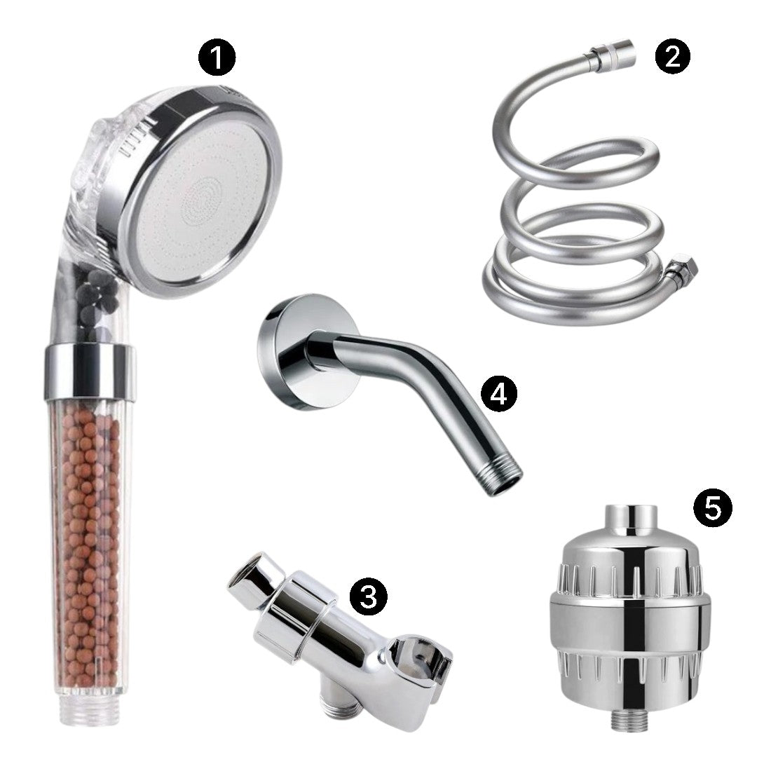 Kit de chuveiro completo para chuveiro ecológico
