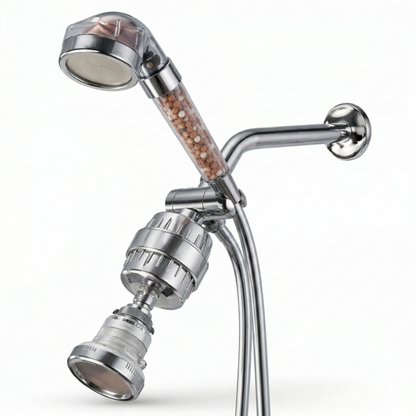 Sistema de Chuveiro Iónico LED Dual