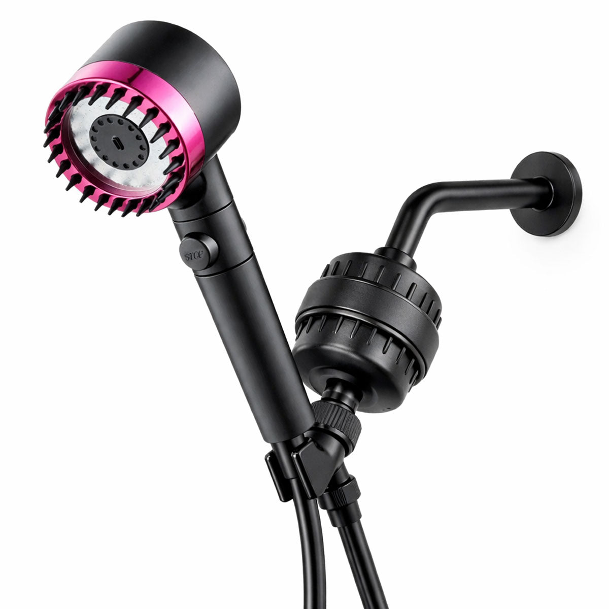 Cabeça de chuveiro filtrado de massagem minetalstream